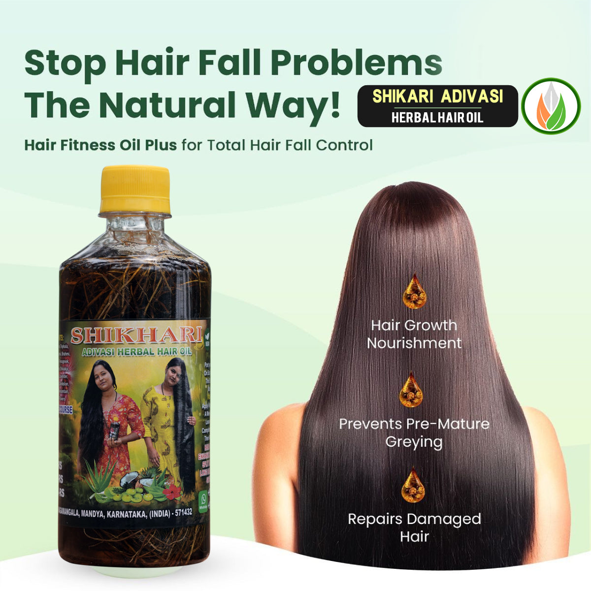 ADIVASI AYURVEDIC HERBAL HAIR OIL